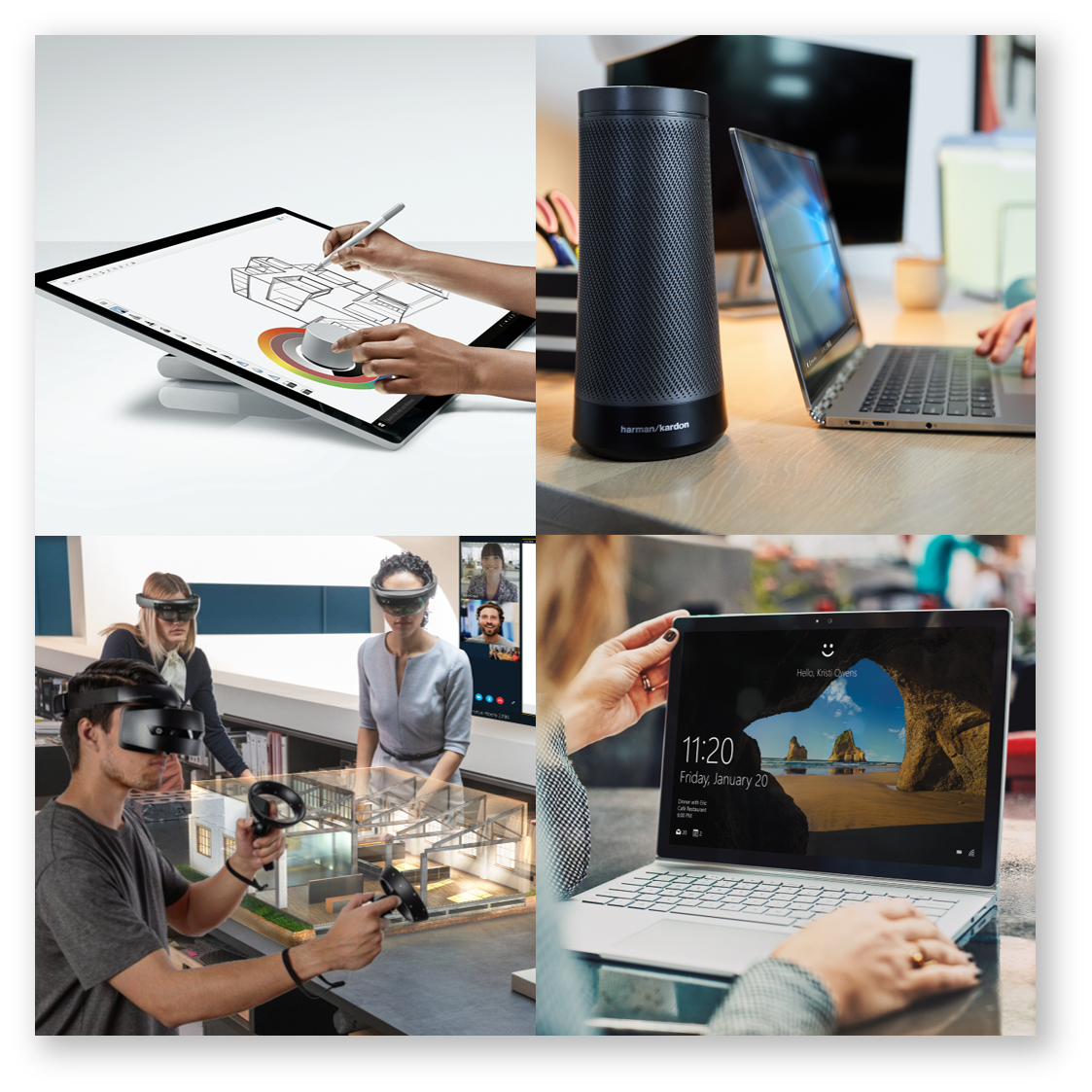 Microsoft's tweet image. Mixed reality, Microsoft 365 and Cortana will combine to make meetings more productive, efficient and accessible. #MSBuild