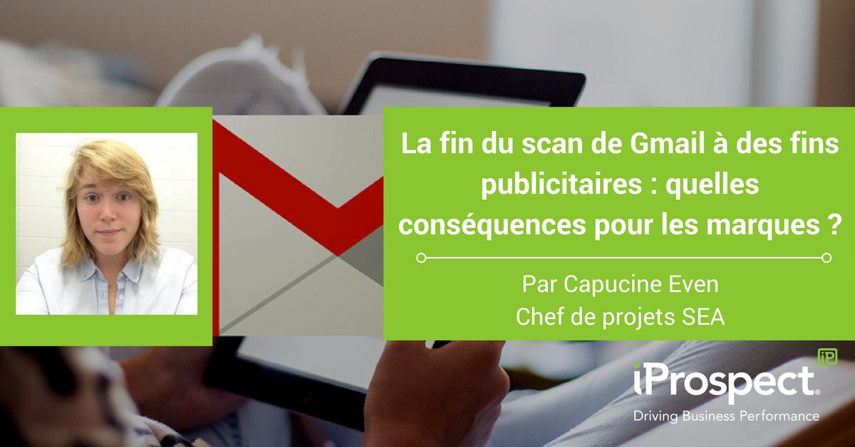 iProspectFR's tweet photo. La fin du scan de #Gmail à des fins publicitaires : quelles conséquences pour les marques ? 
Notre nouvel article de blog 👉 https://t.co/9fAMaDKgSC

#GSP #EmailAds #SmartReply https://t.co/SXom8k4fCN