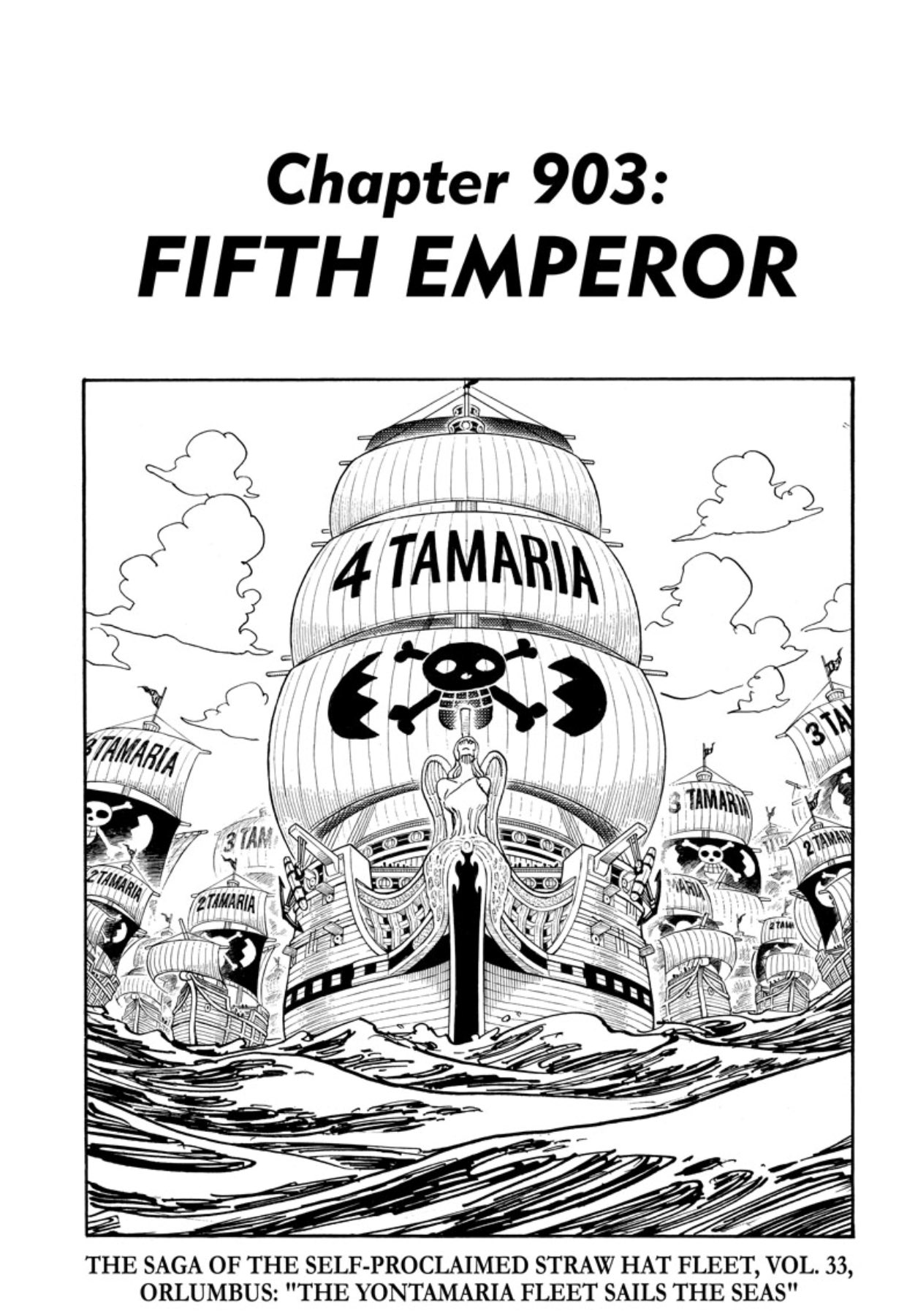 One Piece Center The Cover Page For One Piece Chapter 903 T Co Imcjp6nxbt Twitter