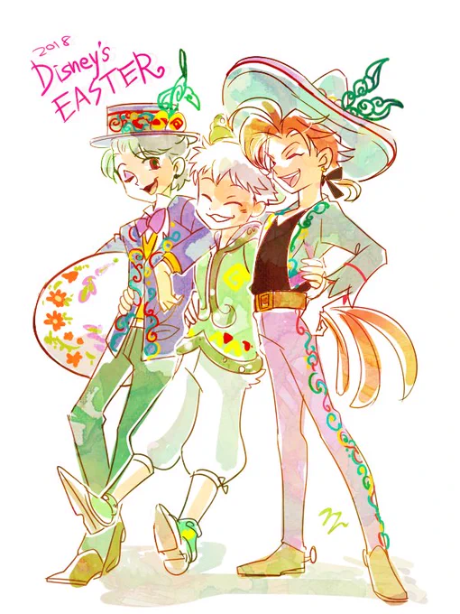 【擬人化】三人揃った～～～!( ;∀;)✨(今更) 