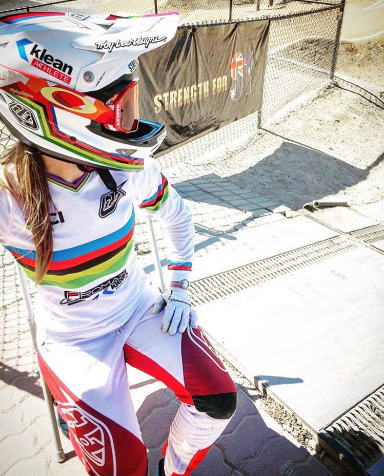 kleanathlete's tweet photo. Your BMX World Cup Round 4 Champion, @alisepost11 sponsored athlete! Amazing ride in Papendal, Holland this weekend and a hard fought result after the previous day’s racing! #kleanathlete #trainklean #strengthfor91
. https://t.co/W3JcSBmlk9