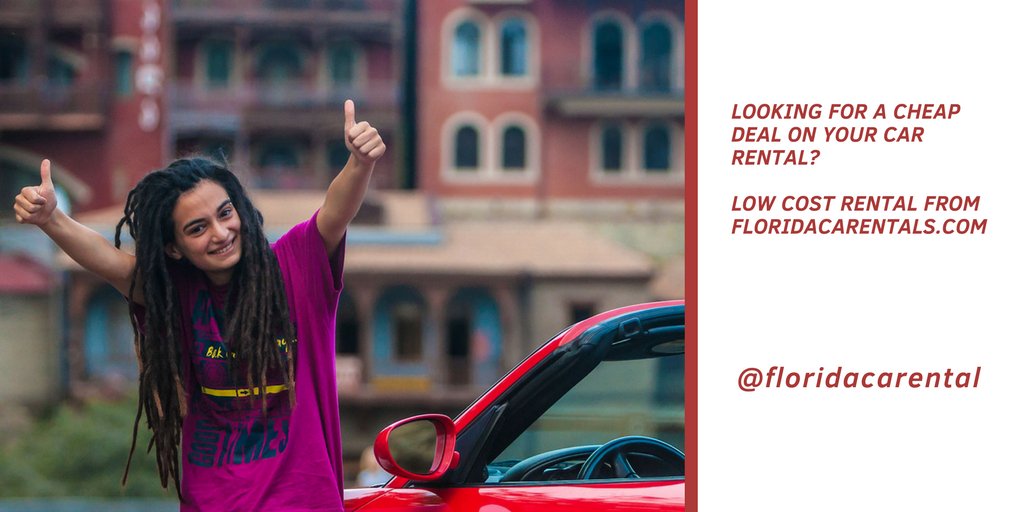 floridacarental's tweet photo. Choose comfort, flexibility and the best prices with Florida Car Rentals. Hire today and get FREE T-shirt. #RentalCar #HireCar #BookCar https://t.co/PZtcKVVEPg