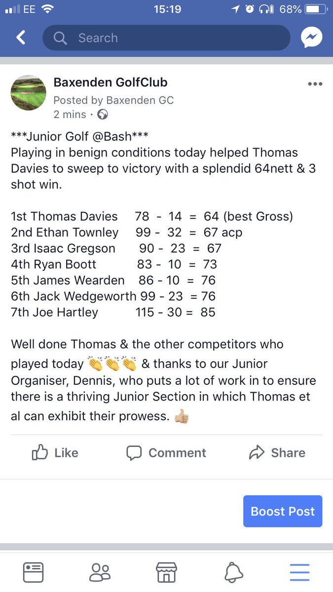 Baxenden Golf Club (@golfbaxenden) on Twitter photo 