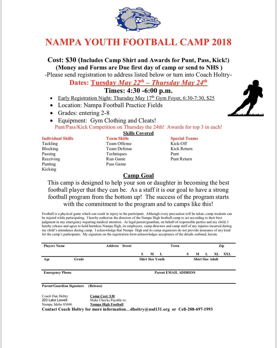 HoltryDaniel's tweet photo. Camp Season! Next Week, West &amp; Lone Star, Then Bulldog Youth Camp 22-24! Go Dawgs! https://t.co/BVmfne6l6p