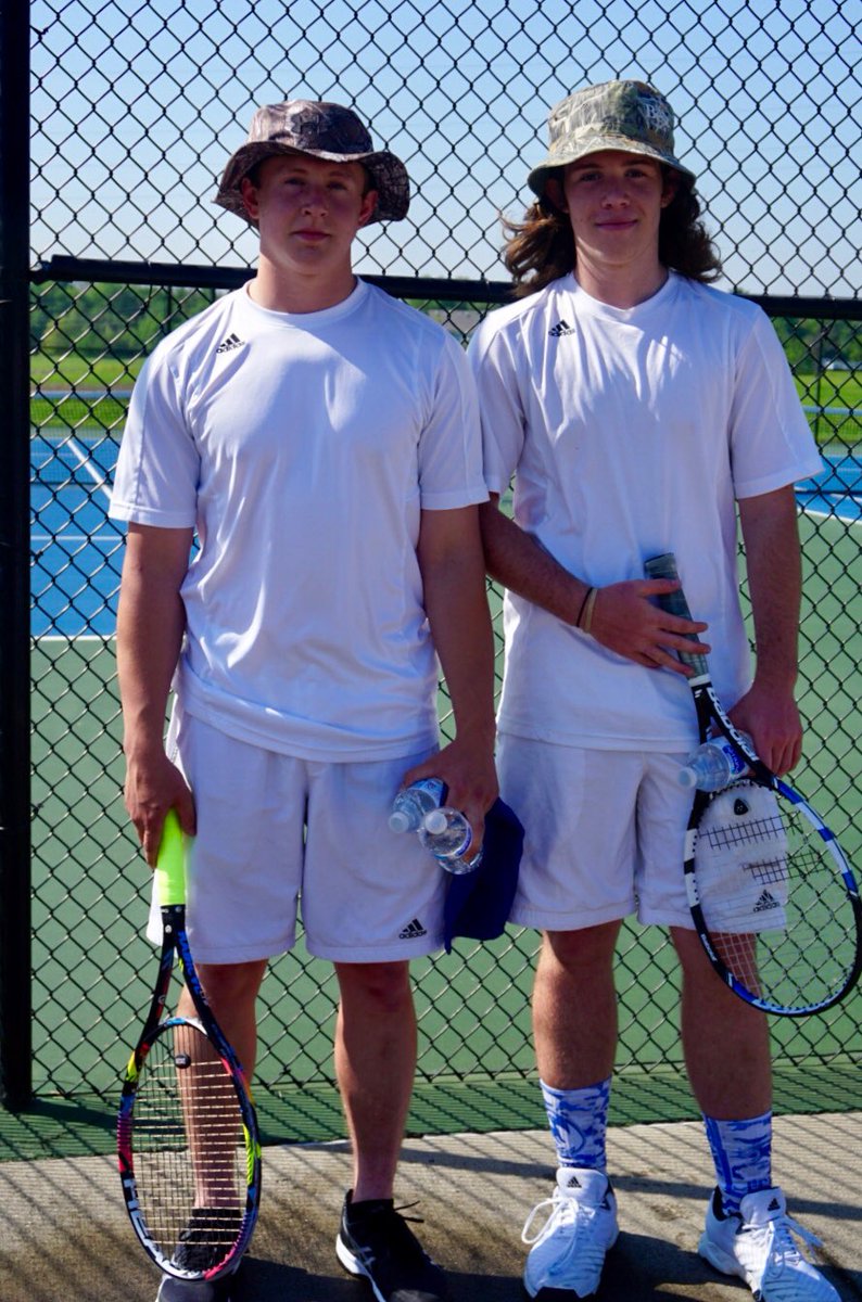 laruecohawks's tweet image. Kyle Woosley and Rylee Greenwell advance to the second round with a 6-1, 6-2 win over Washington Co. (Photo by Alana Hunter)