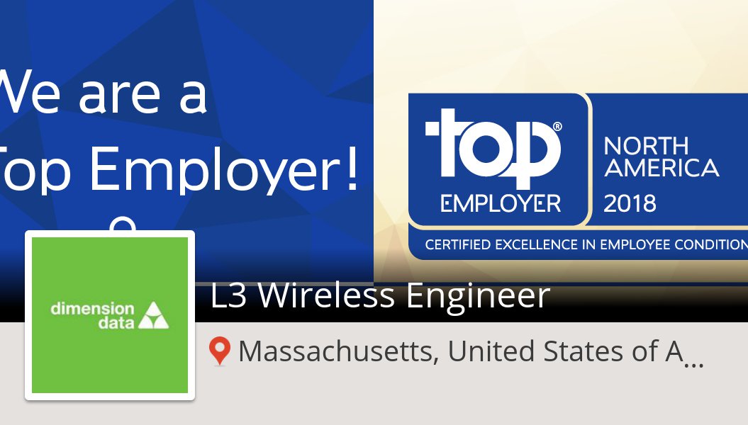 eaburacchio's tweet photo. #DimensionData is hiring a L3 #Wireless #Engineer, apply now! (#MassachusettsUnitedStatesofAmerica) #job https://t.co/s7AWY8weZt https://t.co/DHSLO4qzgc