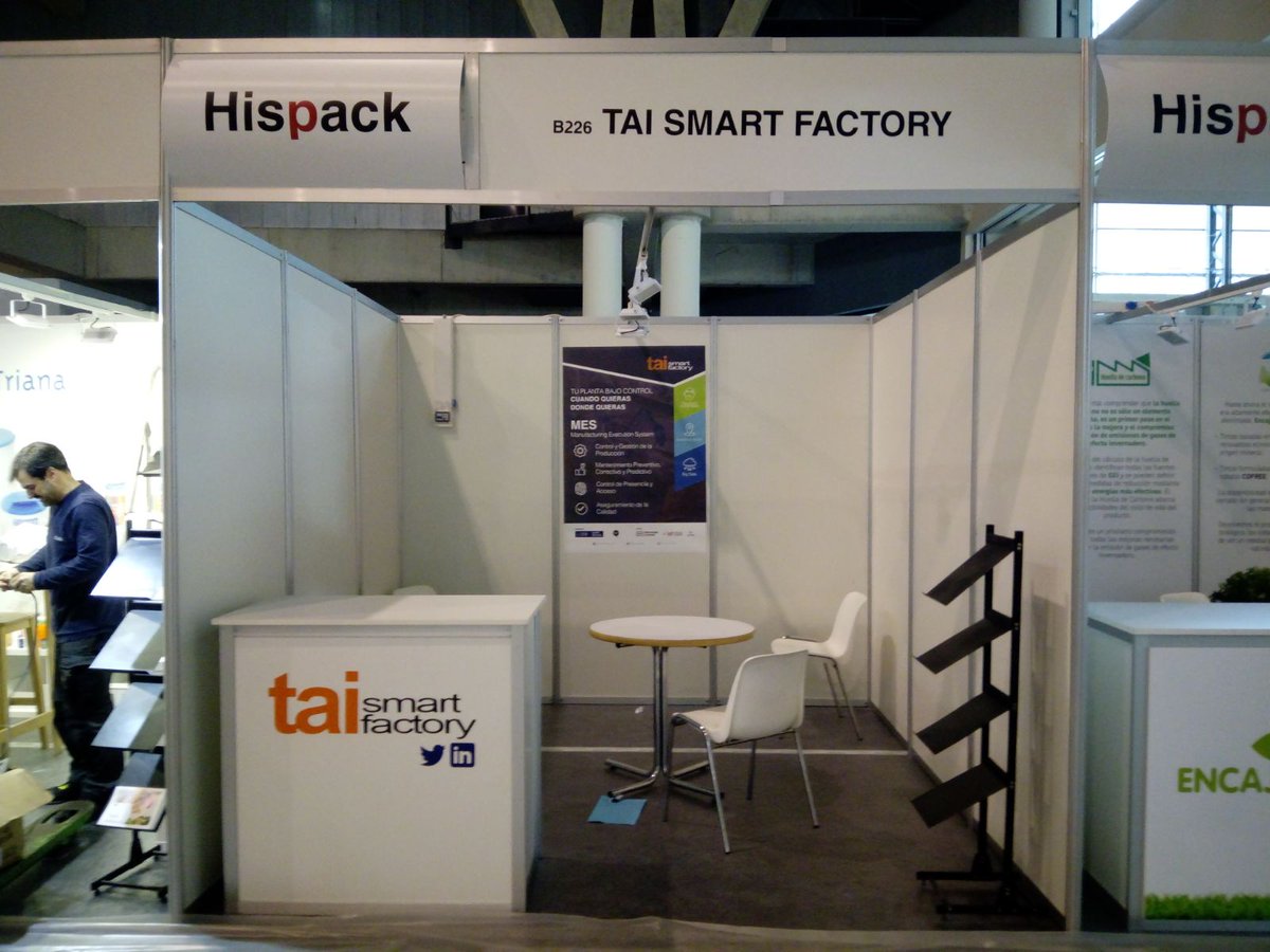 taismartfactory's tweet photo. 📢Últims preparatius per l'arrencada de l'@Hispackbcn 2018. Del 08 a l'11 de maig, us esperem al Pavelló 2, estand B226. Tornarem a tenir demos de Realitat Augmentada amb la col·laboració d'@Aumenta_SoL, i altres novetats: geolocalització, big data,... Impacients de que comenci! https://t.co/XjIp74hafI
