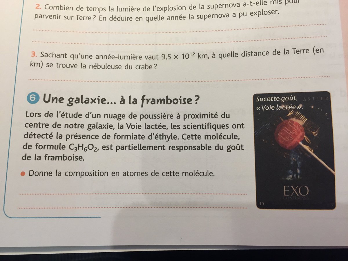 RainDogprod's tweet photo. Il est question de framboise ... et de #LExoconference dans un manuel de Physique-Chimie de 4Ăšme. Avec @sgtpembry, on est jamais au bout de nos surprises. Merci @BelinEducation https://t.co/ZbAcI2yMHL