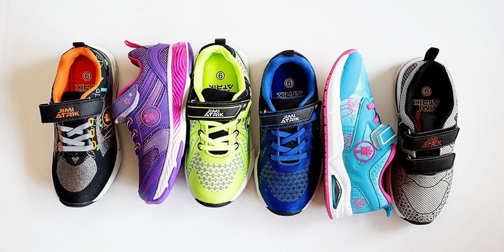 JimiAtrik's tweet photo. Jimi Atrik footwear caters for toddlers and kids with designs for boys and girls. From bright and vibrant pinks and purples to simple black and grey, all our footwear is packed with fun and functionality. https://t.co/2CoB92Vsmn