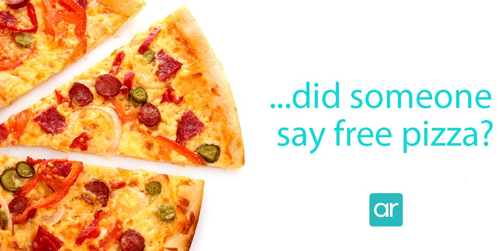 WE’RE BUYING PIZZA! RT to get a pizza delivered to your door…