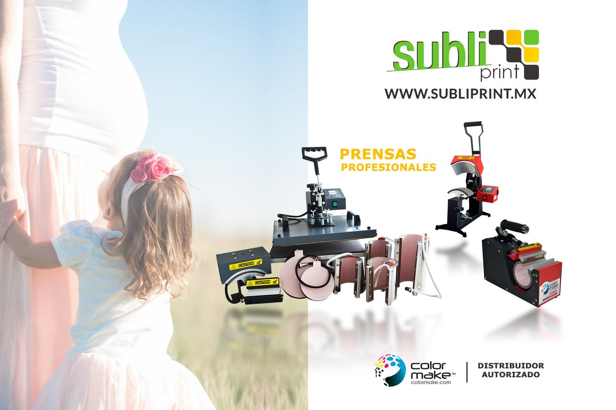 SubliPrintMx's tweet photo. Elige las Presas profesionales de Color Make que Subliprint trae para ti.
recuerda que hacemos envíos a todo México contáctanos
55 35668097
contacto@subliprint.mx
https://t.co/VRleu5gcCQ
#Colormake #Subliprint #Sublimación #maquila https://t.co/bMMEtezh7D