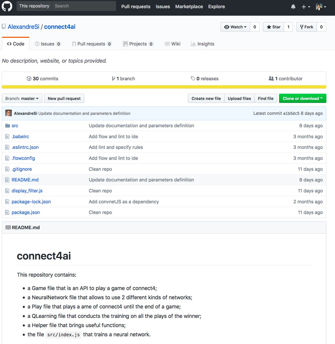 gp_pulipaka's tweet photo. Introduction to Deep Q-learning with SynapticJS & ConvNetJS: An application to Connect 4 Game. #BigData #DeepLearning #MachineLearning #DataScience #AI #JavaScript #ReinforcementLearning #ReactJS #SynapticJS #ConvNetJS
https://t.co/zrzVcRqCNc https://t.co/Z4sedzOUg0