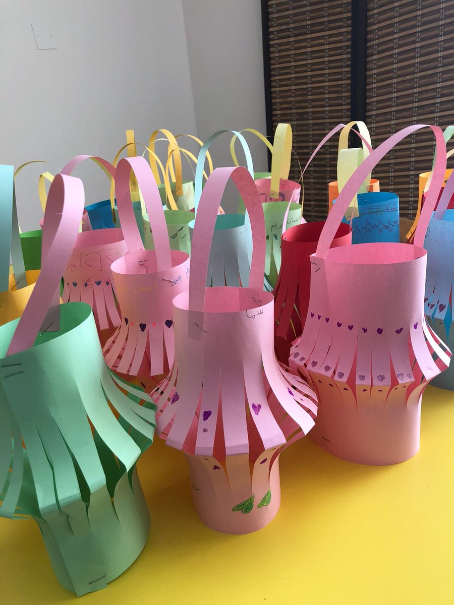 DohaAcademySLWA's tweet photo. Year 3 making Ramadan lanterns in Arabic lesson #DASalwa #Ramadan #Creativity #fun https://t.co/W3oRWYYiMr
