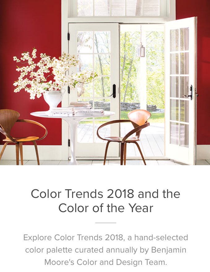 theBoonBin's tweet photo. Does your house need a fresh coat of paint? Checkout these 2018 Color Trends https://t.co/ViGAzPrwlf☀️🌸🏡💖 #BenjaminMoore #Spring #Paint #Project https://t.co/FddUbOLEKA