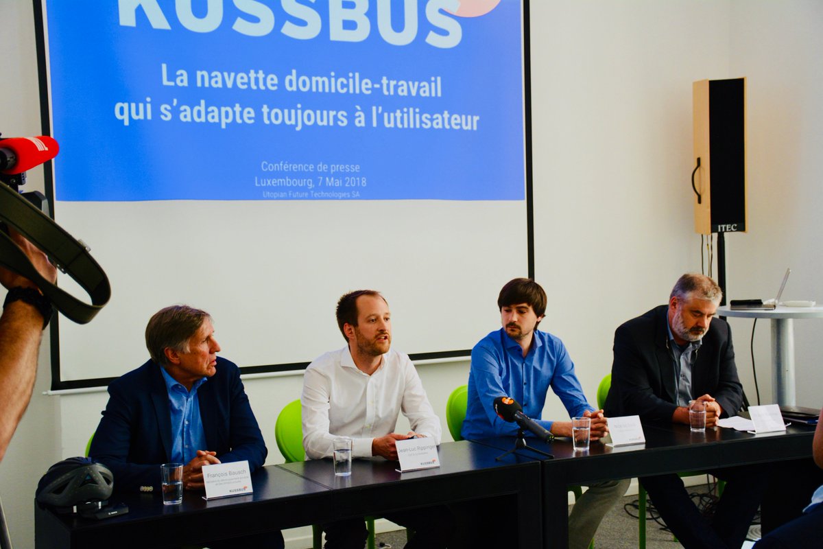 Kussbus_LU's tweet photo. Today we hosted our first official press conference!😀📹🎤

Many thanks to the Minister for Sustainable Development and Infrastructure @fbausch and to our partner Voyages Emile Weber for joining the event! 

We cannot wait to read all the articles! 📰🤓 https://t.co/yJemI4Xt7H
