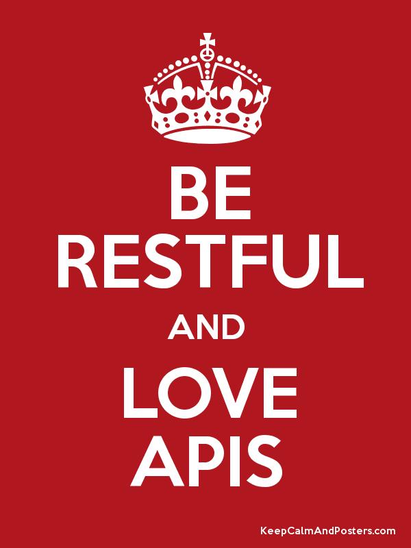 yourapi_io's tweet photo. Be #RESTful and love #APIS https://t.co/er6GXfjP8G