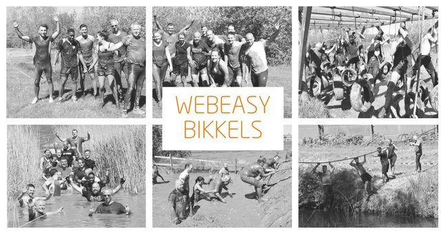 Webeasy is trots op deze bikkels! Gisteren de Down Under Obstacle Run gedaan! #lachengierenbrullen