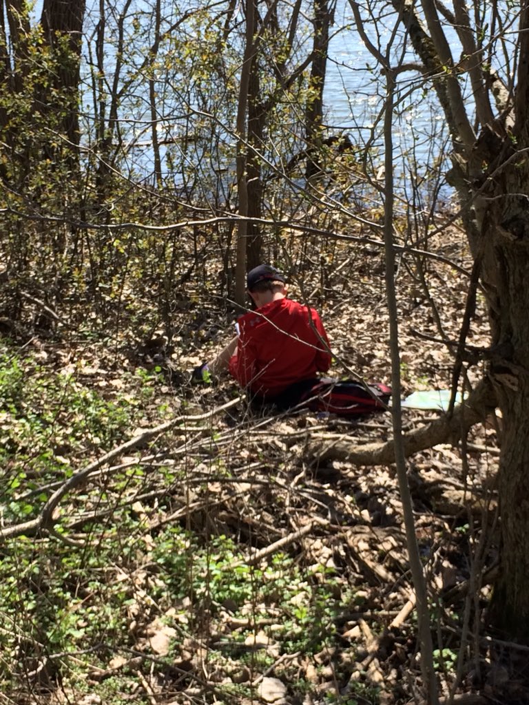 Great day for journaling by the lake #outdoorschool