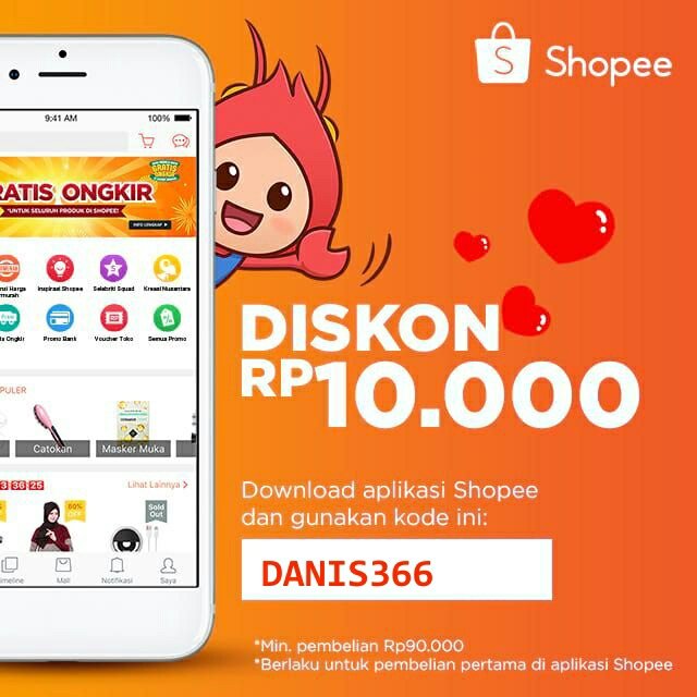 Cha_YJBoo's tweet photo. Diskon Rp10.000 untuk pembelian pertamamu dengan kode: DANIS366. Download aplikasi Shopee sekarang! https://t.co/uDsNN4P1N4 https://t.co/W0yeu0fkw3