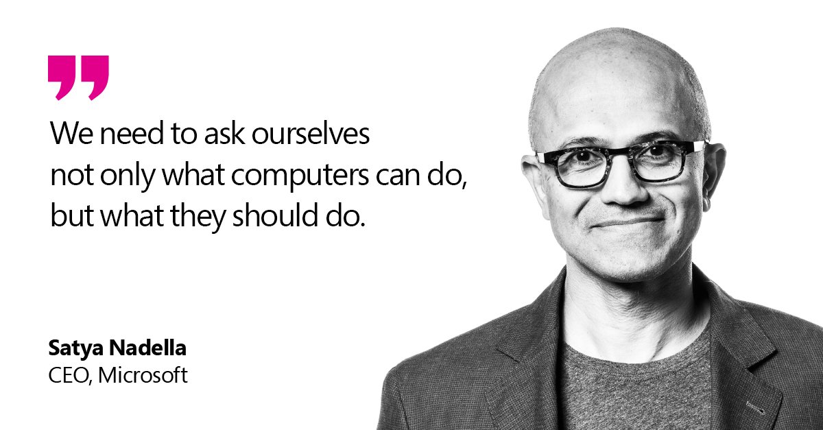 We can make ethical AI choices possible for all developers. #MSBuild