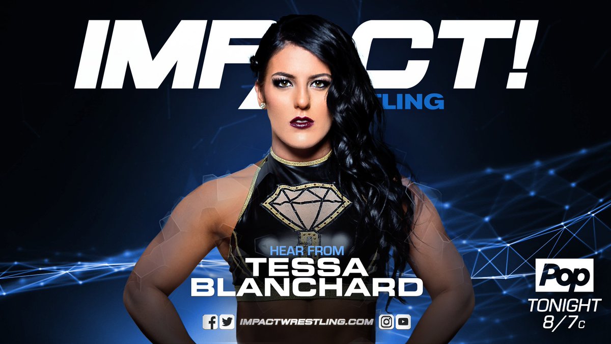 ThisIsTNA's tweet photo. THIS THURSDAY ON IMPACT - @Tess_Blanchard says that #TessaIsForever and there's no denying that she's made a big impact on the Knockouts division (and @HoganKnowsBest3 specifically) already. 

We'll hear from her THURSDAY on IMPACT! #IMPACTonPop 

MORE: https://t.co/LeGP9oQZRu https://t.co/ndqzERA4NG