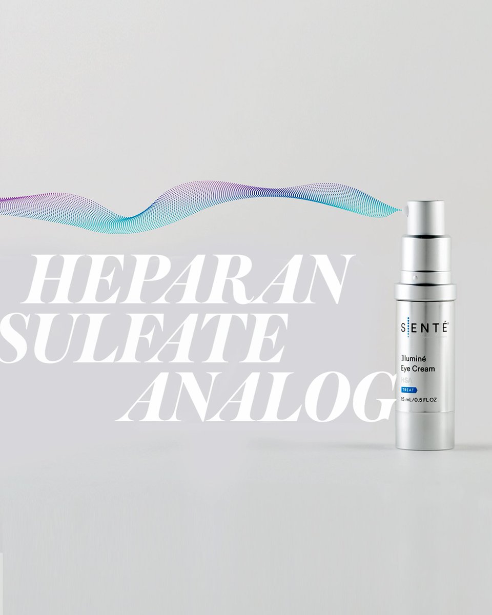 Say hello to our latest innovation! SENTÉ Illuminé Eye Cream is powered by our patented Heparan Sulfate Technology (HSA) technology which improves the appearance of the skin around the eye in as early as 2 weeks. #SENTEcracksthecode