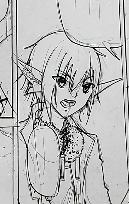 久しぶりすぎて描き方を忘れてしまってたうちの主人公。わー久しぶりー元気ー?
最近Twitterで「気圧が低いから気分が落ち込む」みたいなツイートをちらほら見かけて、そんなばかなと思ってたけど今日確かに落ち込んだ。天気のせいにできると誰も責めなくて済むからいいですね。 