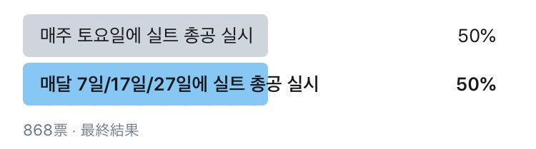 JBJ_weloveyou's tweet photo. 안녕하세요. JBJ 실트 총공팀입니다.
앞으로의 실트 총공팀의 방향이 여러분의
투표결과에 따라 정해졌음을 알려 드립니다.
투표에 참여해주신 모든 분들께 감사드립니다.

저희는 5월 17일. 실트 총공을 통해 다시 찾아 뵙겠습니다. https://t.co/8A8j7kDgTl