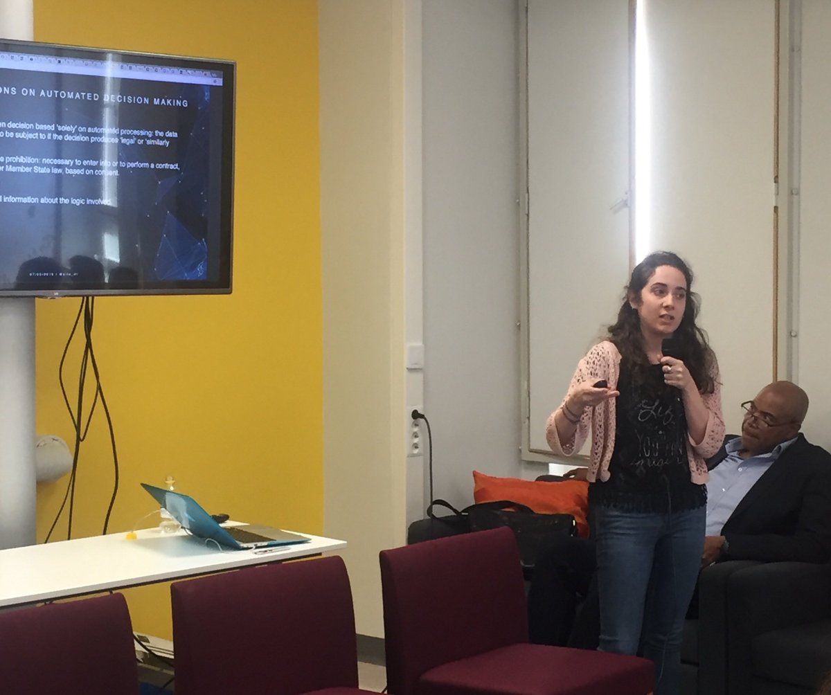 theshortcutorg's tweet photo. We want more #womenintech so we are very excited to listen to the first speaker of the day: Erlin Gulbenkoglu, #dataprivacyexpert at https://t.co/FOmgIQUa60
#GDPR #GDPRcompliance #theshortcutorg https://t.co/PpCcsrwGvV