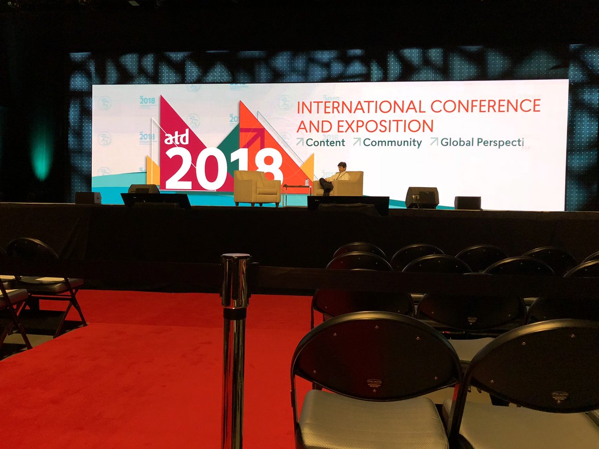 The first keynote of #ATD2018 is about to begin! So looking forward to seeing/hearing <a href="/BarackObama/">Barack Obama</a>! This will be a moment we’ll never forget.