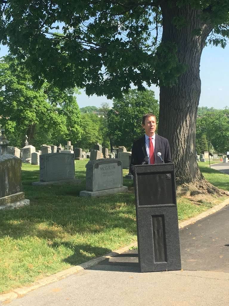 CEO of TNC <a href="/MarkTercek/">Mark Tercek</a> is speaking at Mount Olivet Cemetery today for the dedication of a new DC stormwater management project—a unique collaboration with <a href="/WashArchdiocese/">Catholic Archdiocese of Washington, DC</a>, to protect the Anacostia River and Chesapeake Bay. bit.ly/2j5l74x