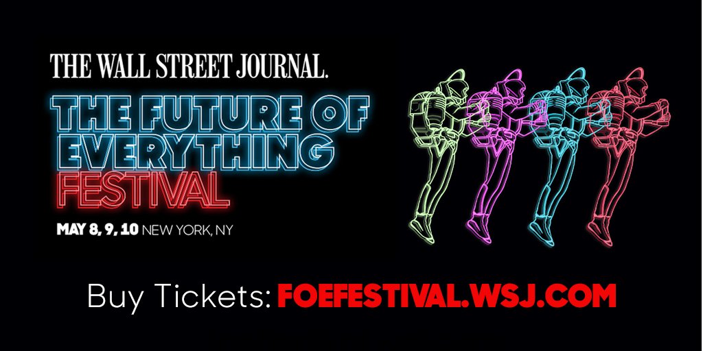 Coming up this week in #NYC! Don't miss <a href="/WSJ/">The Wall Street Journal</a>'s #WSJFutureFest! For more information and to purchase tickets, visit goo.gl/8JKwgh