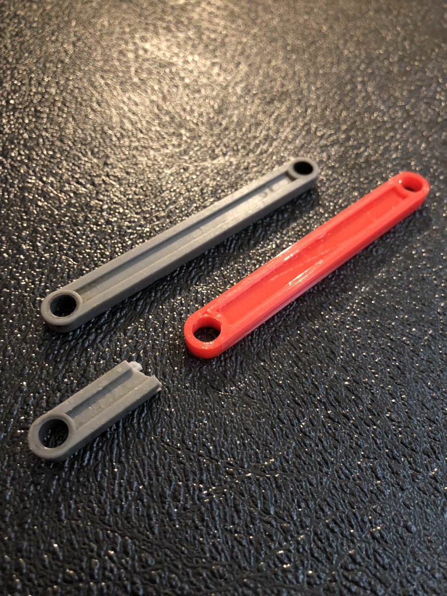 WWHSTechCoach's tweet image. #wizardpride #studentengineer @alecmontaquila used @ADSK_Inventor to manufacture a replacement Camber Arm for his @Traxxas Bandit RC.  #3Dprinted on @lulzbot3D mini with True Red @Polymaker_3D PLA Red. #MakeEverything #3dprinting #STEM #makered #edtech