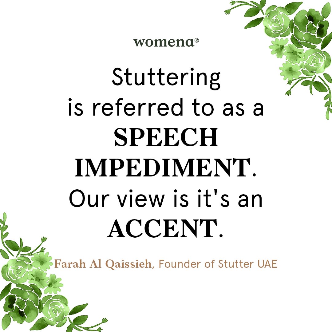 womenaco's tweet photo. For your #MondayMotivation boost, take it from @farahalqaissieh, founder of @stutteruae.⚡️

📽️ Check out her full #womedia interview: https://t.co/SJXOhTSImd

#womenofmena #bosslady #stutteringwithsmile #stutteruae #celebrateouraccent #justanotheraccent #motivationmonday https://t.co/GaNFn5QMIS
