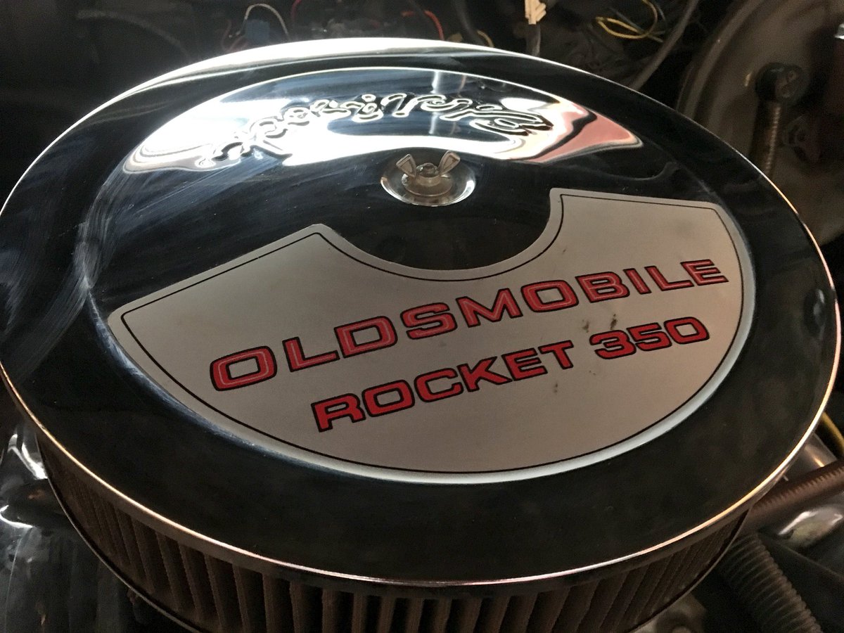Highgearcustoms's tweet photo. Got a sweet 72’ #Oldsmobile #CutlassSupreme in the shop for a few upgrades!! #classiccars #cusromcars #rocket350 #72olds https://t.co/r6ZDLDi2RK
