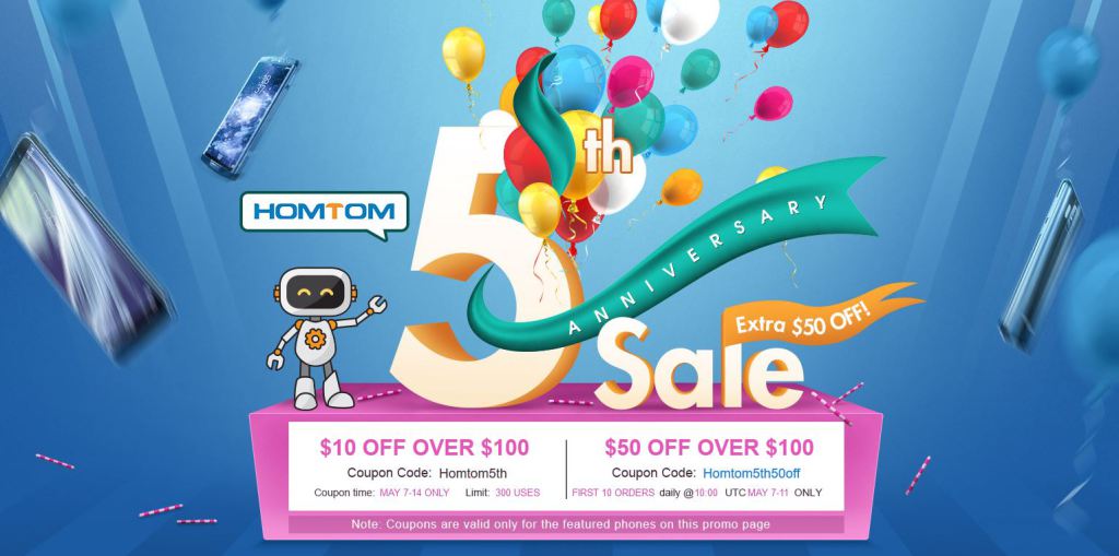 GizChinait's tweet image. #HomTom festeggia il suo quinto anniversario su #GearBest :D gizchina.it/2018/05/homtom…