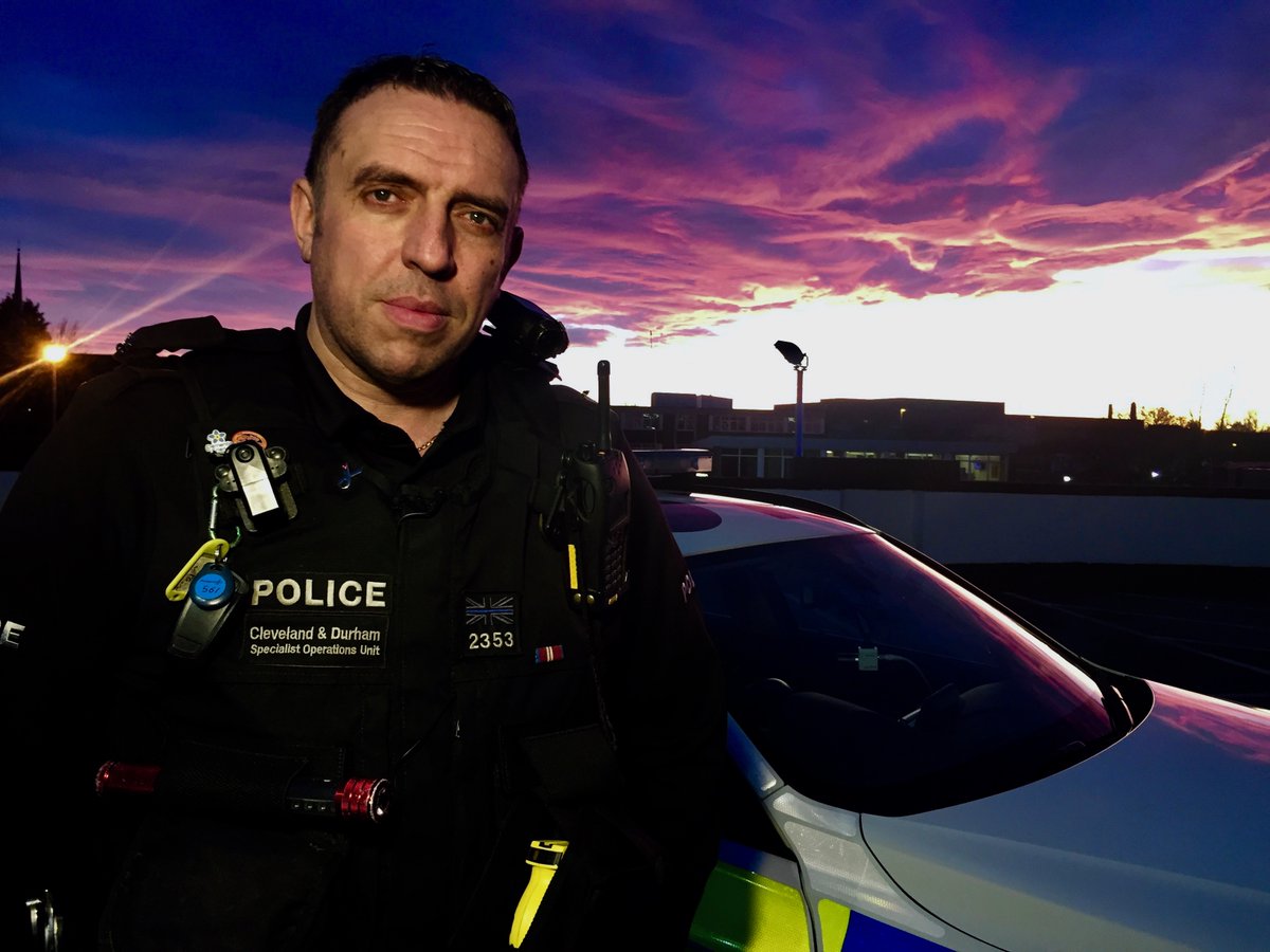 DurhamPolice's tweet photo. Tonight’s show features one of the most challenging pursuits ever witnessed in County Durham as Spike takes the lead against a runaway car thief, bringing the epic car chase to a safe conclusion calls for multiple units, air support and 50,000 volts. #PoliceInterceptors https://t.co/l6AvY4O3Hx