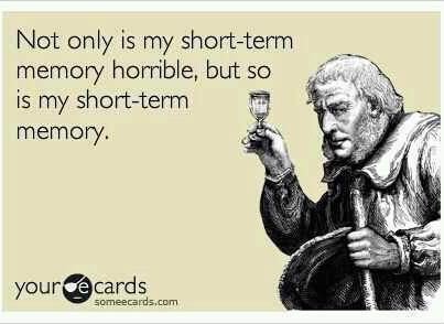 GenaMSwarrior's tweet photo. Not only is my short-term memory horrible, but so is my short-term memory. 🤪 #BrainFog #MemoryProblem https://t.co/shLahee8NJ