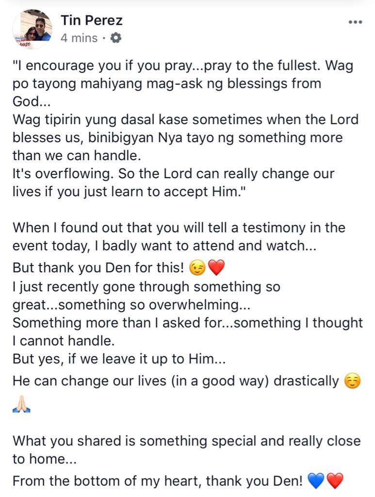 tintinperez's tweet photo. Pray to the FULLEST! ππ»
Your faith in God is really admirable!
And you know what? You also inspire us to be more prayerful and have more faith in God too βΊοΈ
@aldenrichards02
#ALDENInspires https://t.co/cO5Jchvt8h