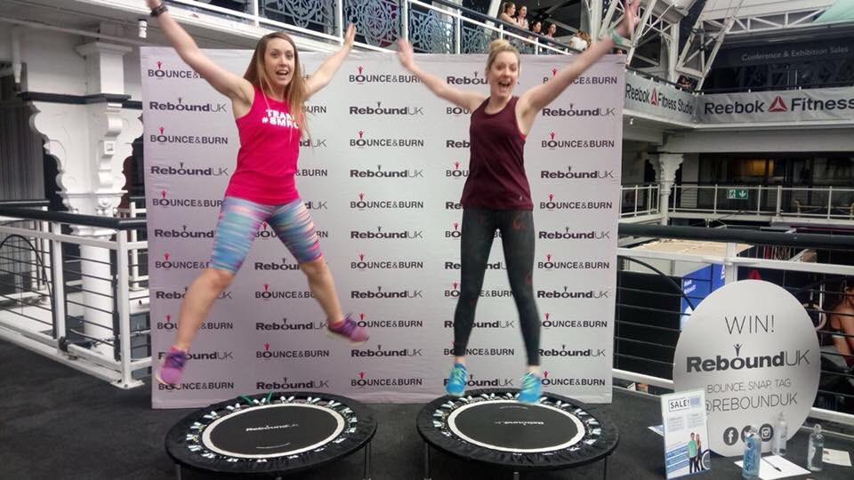 BlondeLilmo's tweet photo. Enjoyed the @ReboundUK class at @BeFitLondon so much yesterday that @Novice__Runner has been able to find us a local class to go to - winning! #rebound #bounce #befitlondon https://t.co/dXNSSKbpNB