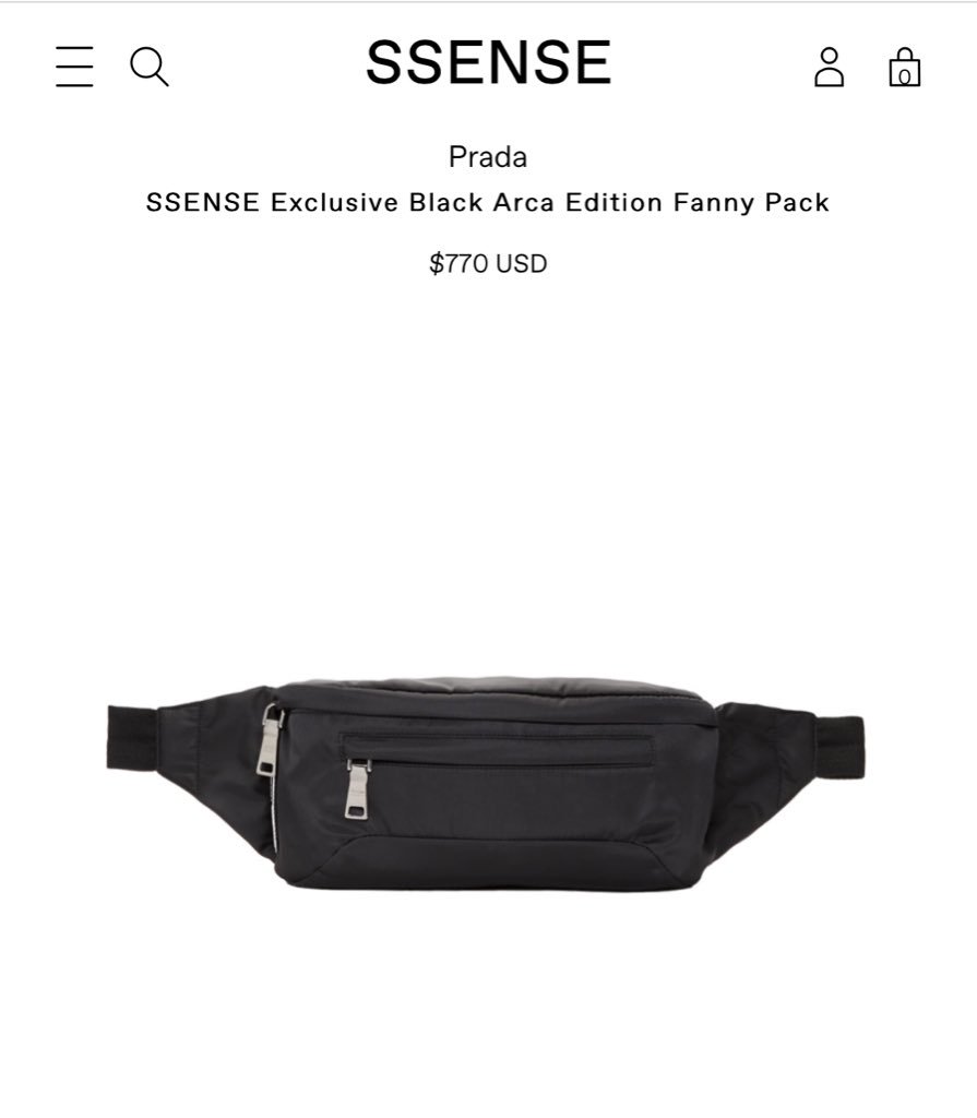 randlechris's tweet photo. everybody posting arca’s BDSM headphones yet overlooking his $800 fanny pack https://t.co/YFyO7oihwG