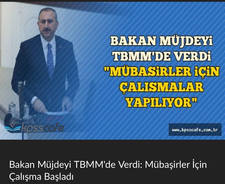 <a href="/abdulhamitgul/">Abdulhamit Gül</a> Saygıdeğer Bakanım, biz mübaşirlere verdiğiniz sözü unutmamanızı istirham ediyoruz. Yurt çocuklarıyla alakalı yapılan düzenlemeyle 5200 mübaşir kardeşimizin 600 civarı GİH oldu. Geriye kalan 4600 mübaşiri gözü yaşlı gönlü kırık bırakmayın lütfen.
