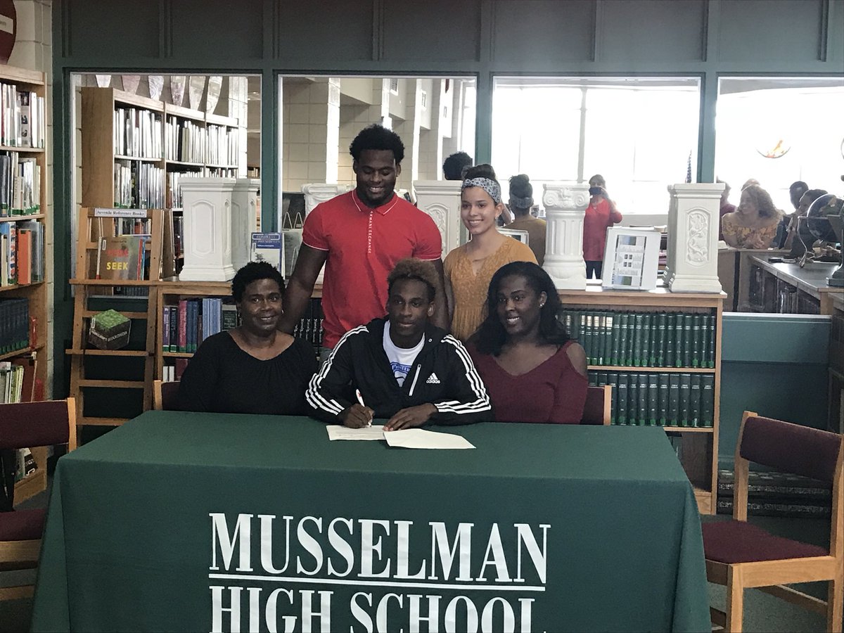 Robert Glover signed with Glenville State for track today!