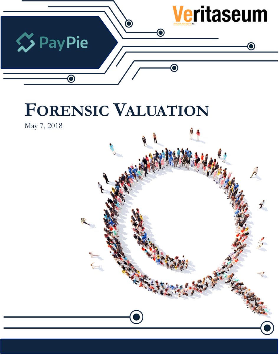 ReggieMiddleton's tweet photo. 63 page @PayPiePlatform forensic valuation report now available for free download. VERI holders can redeem USD$500 worth of VERI &amp; access the full report with all @PayPieToken valuation metrics exposed. This report is superior to any research we've seen https://t.co/E0xlrgBJiP https://t.co/eZ9OGumDlA