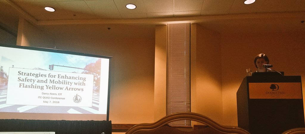 _GretaK's tweet photo. With 200 traffic signals that are 100% adaptive, very interesting to hear strategies from Darcy Akers, City of Bellevue, WA on enhancing mobility & safety with signal systems.
#smartcity #transportation #traffic #safety #signaltiming #ProtectedPed #PPLT #LeadLag🚦 https://t.co/1dRGDOmzmG