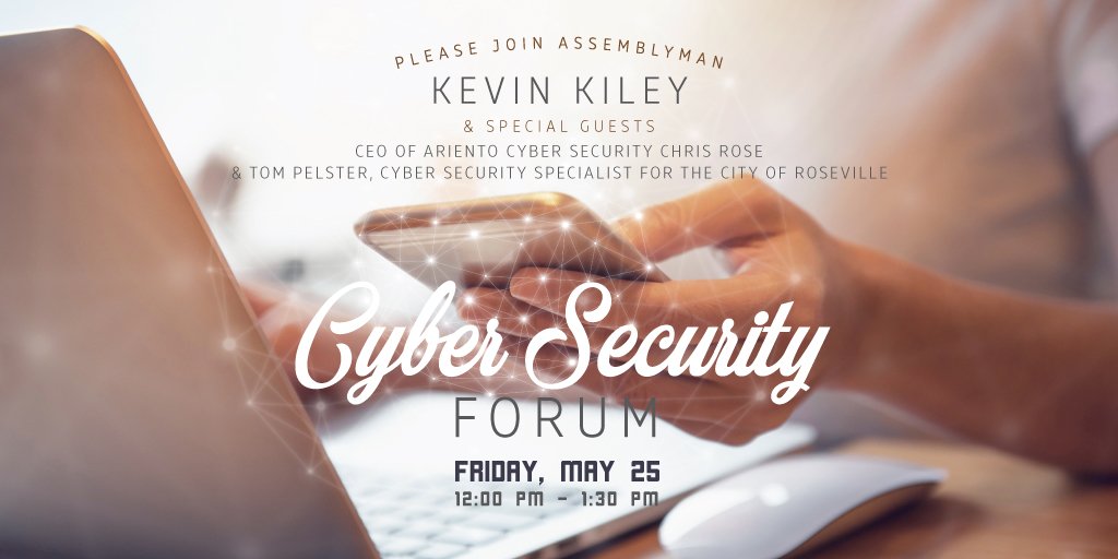 ArientoInc's tweet photo. We are pumped for this #cybersecurity forum with @KevinKileyCA in Rocklin!
#Ariento #CyberEducation #SmallBusiness #CybersecurityAtHome #CybersecurityAtWork #SmallBiz https://t.co/7ihnWuJDn1