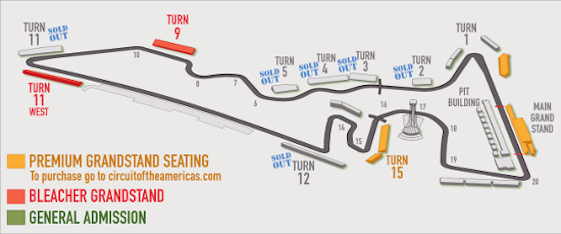 Circuit Of The Americas Grandstand Seating Chart