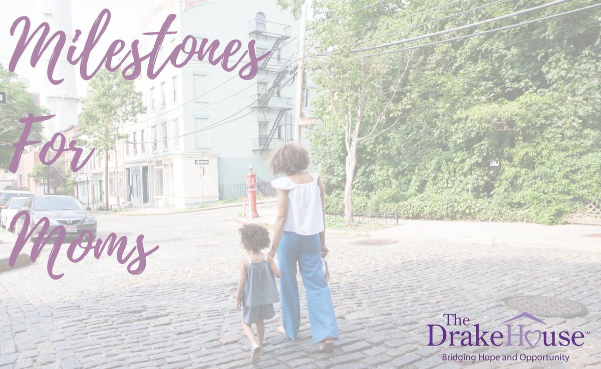 TheDrakeHouse's tweet photo. Join us in celebrating our resident moms all month! Some of their victories such as paying off debt, getting a raise, or stable childcare are not milestones to many people, but to these moms, are meaningful steps in their journeys towards housing &amp; stability. #MilestonesForMoms https://t.co/BzOY7ArfBv