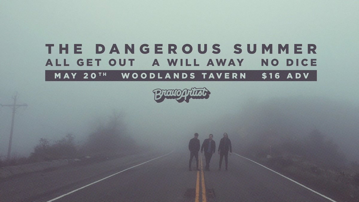 Yo! We’re playing with @thedangeroussummer and @awillawayct this month. Come party!