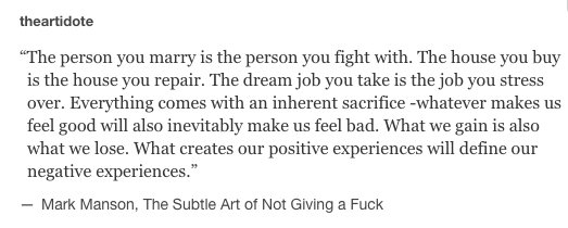 TheArtidote's tweet photo. everything comes with an inherent sacrifice. #LateNightThoughts https://t.co/vXmXhHnWmj
